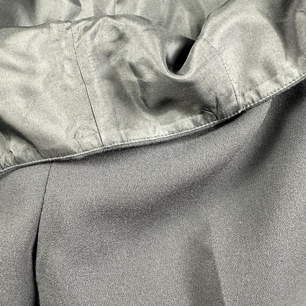 VTG 90s Carlisle 100% Wool Pants Women's 6 Black‎ Lined Side Zip Career Preppy - Picture 10 of 14